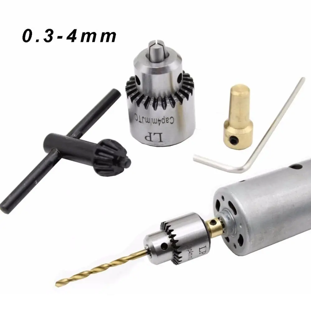 

3,17 мм латунный мини-сверлильный патрон 0,3-4 мм конический вал электродвигателя микромотор