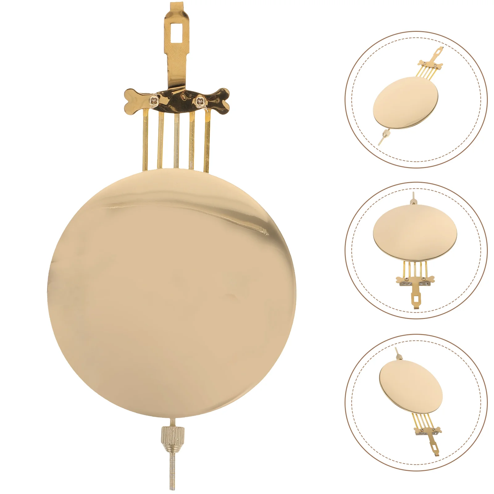 

Pendulum Clock Movement Wall Accessories Parts Metal Quartz Replacement Traditional Replace Part Supplies Gold Grandfather