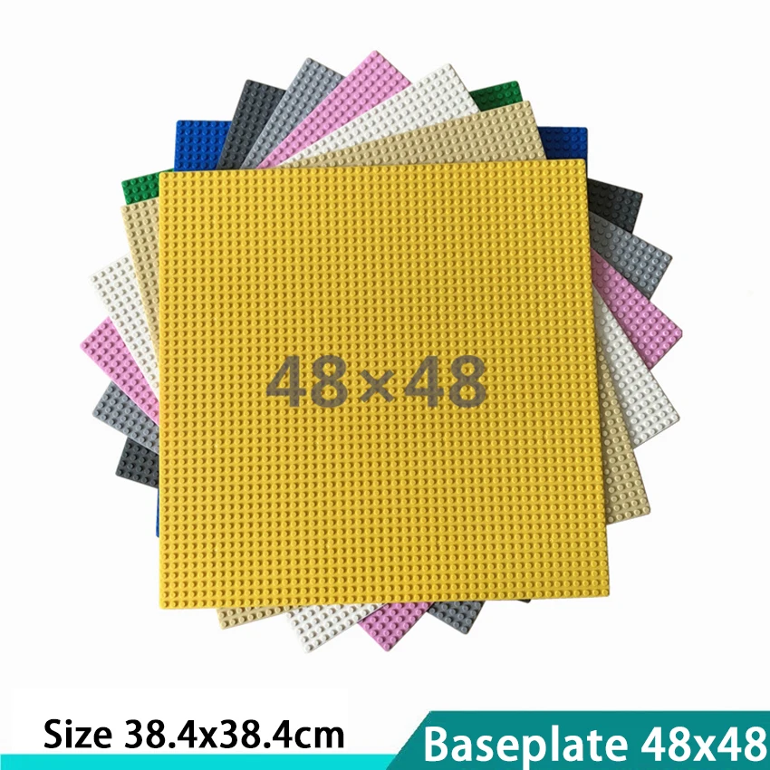 Пластина-основание Aquaryta классическая, базовая пластина из АБС-пластика 48 х48 точек, маленький размер, для детских игрушек, 4/2/1 шт.
