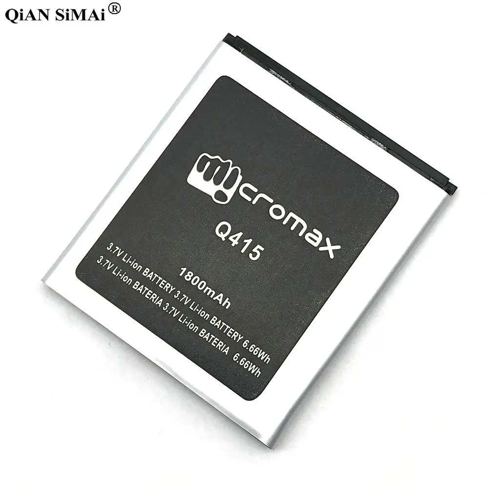 Новый высококачественный аккумулятор 1800 мАч для телефона Micromax Q415 |