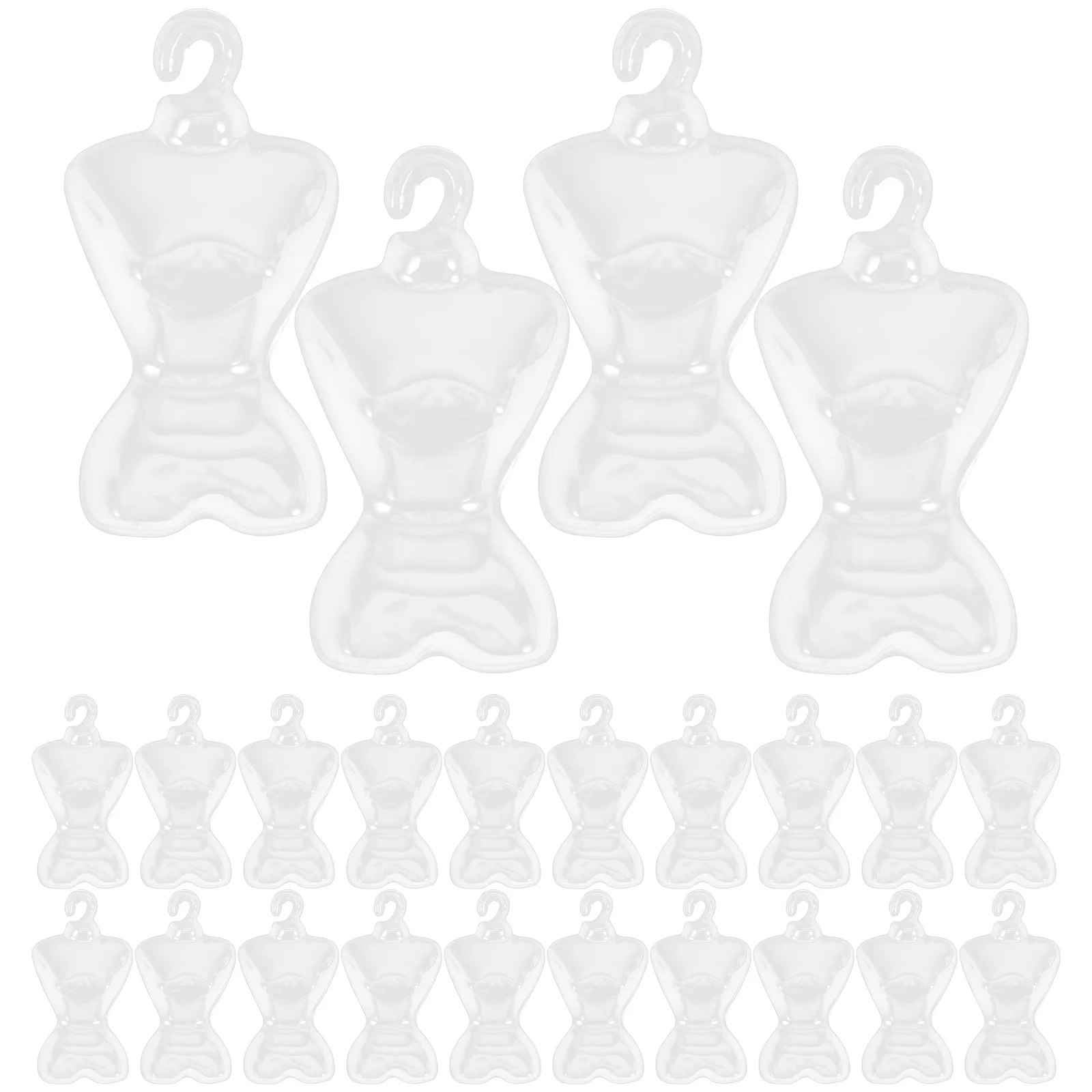 

Hanging Portable Plastic Wardrobe Clear Mannequin Hanger Doll Clothes Mannequins Hanger Doll Dress Hanger
