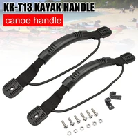 2pcs kayak canoe carry handle side mount durable nylon carry handles with paddle j hook bungee cord handle mounting accessories