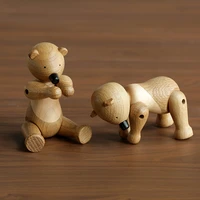 bear ornaments happy birthday crafts wooden bear ornaments with gift box for smart home