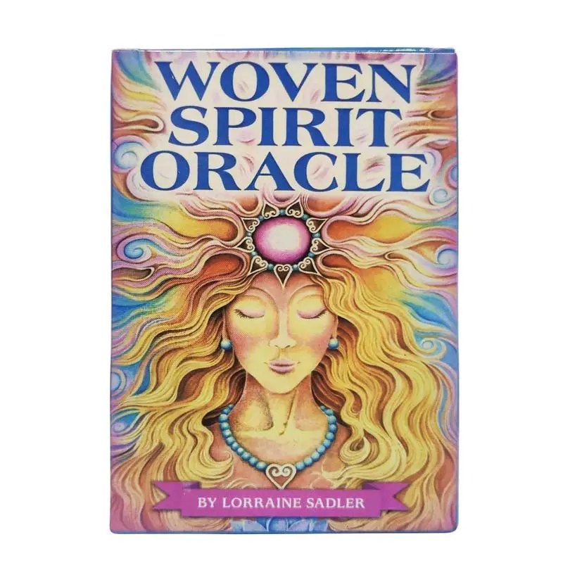 

52 карты тканый дух, колода с изображением оракла, английские искусственные карты, судьба, гадания, колода карт, семейная искусственная настольная игра