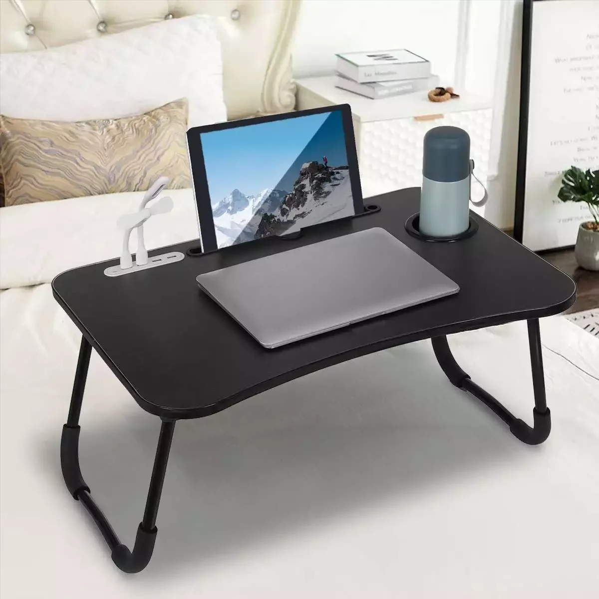 Деревянный столик для ноутбука складная подставка-держатель стол учебы