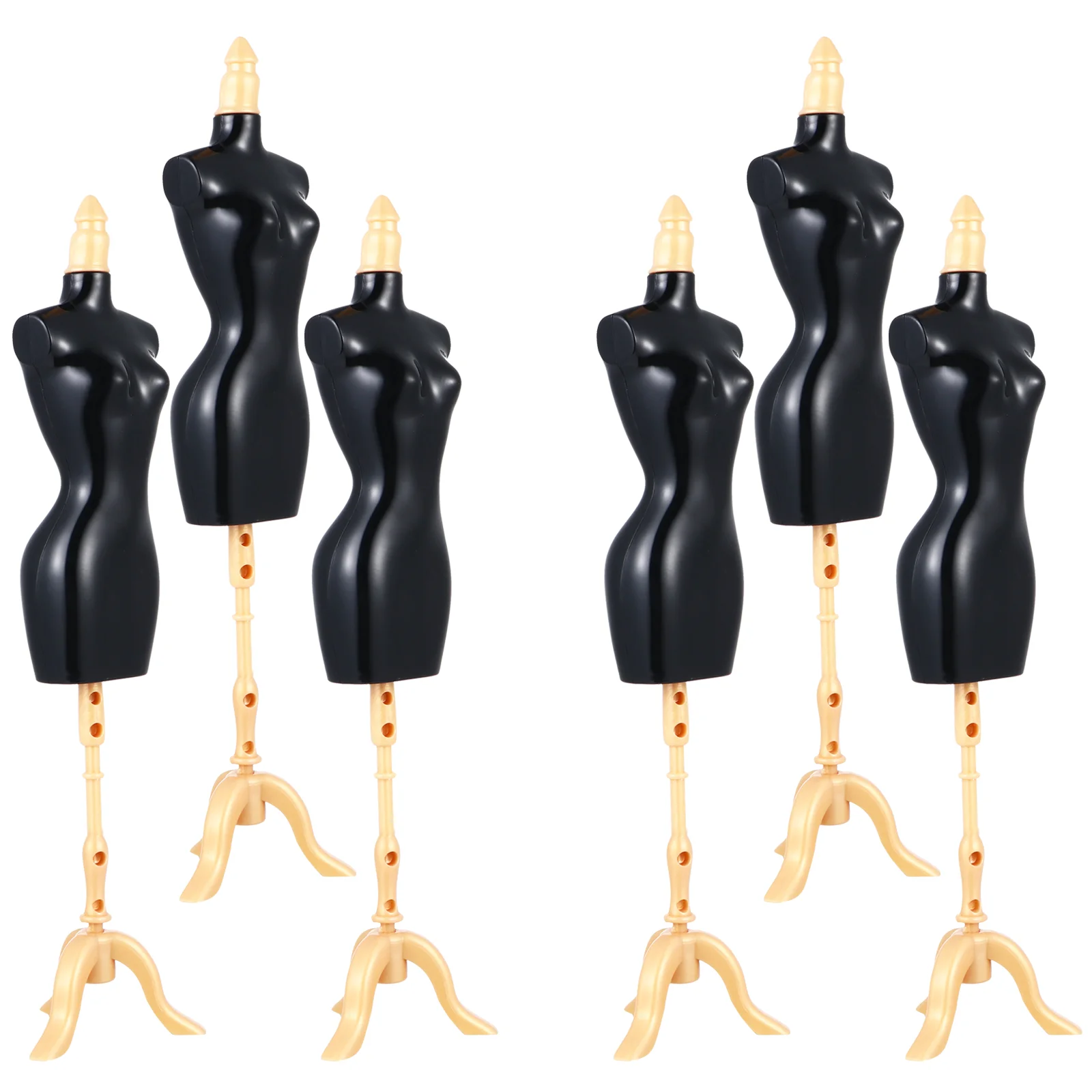 12 Pcs Doll Dress Form Clothes Display Holder Mannequin Mold |