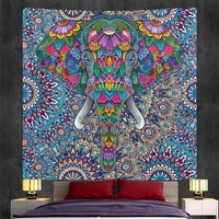 indian elephant god mandala tapestry home decoration bohemian style hippie large size tapestry mattress