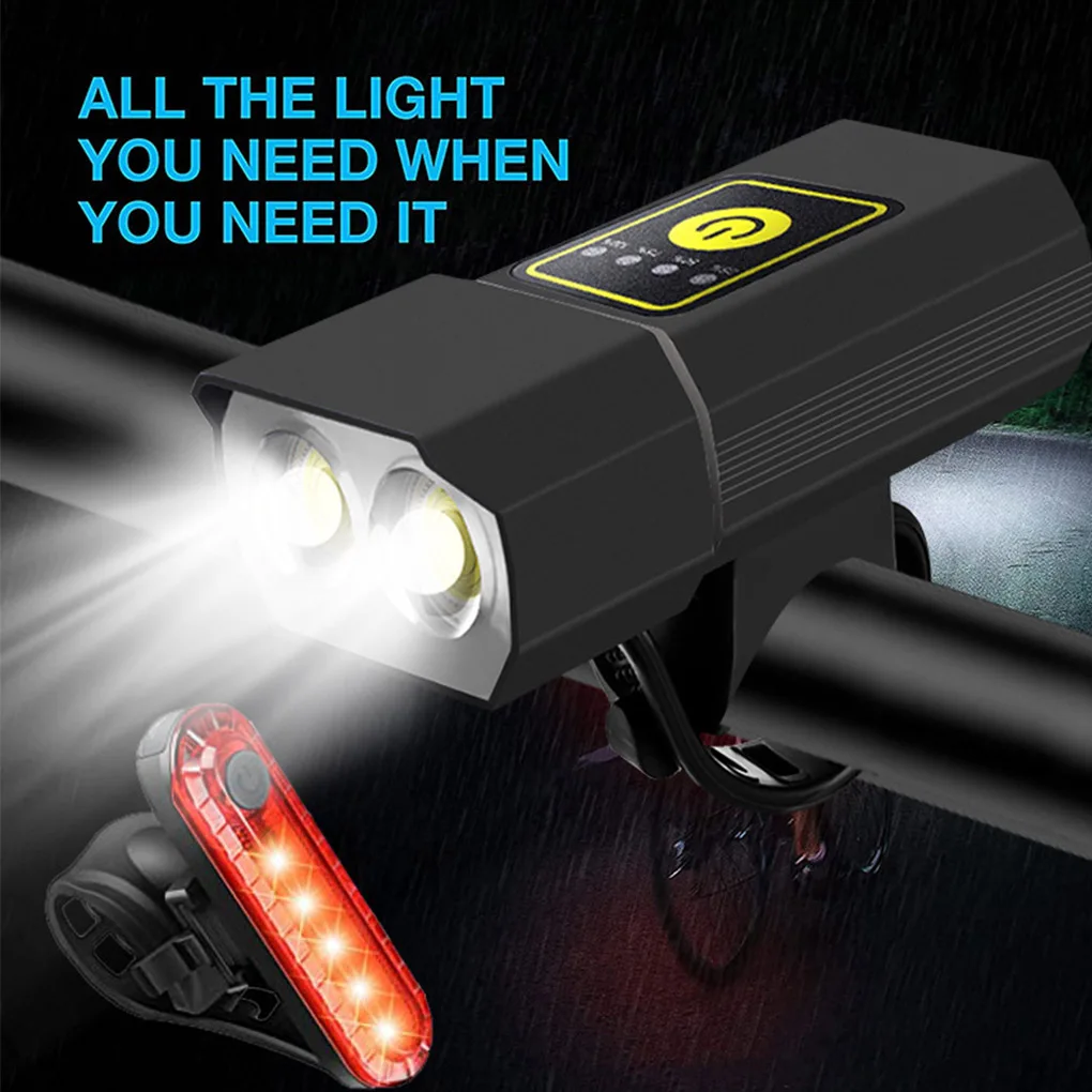 

Bicycle Light bike front lamp LED Waterproof Super Bright Headlight Rear light MTB Bike Light cycling handlebar lamp Flashlight
