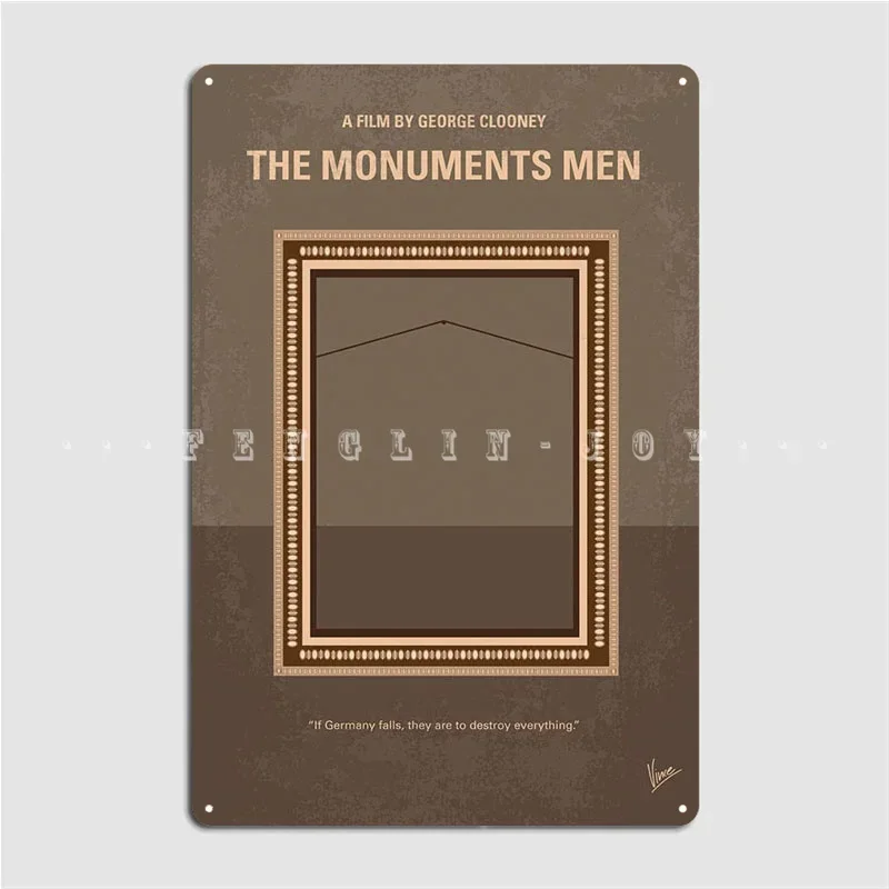 Металлическая вывеска The Monuments Men