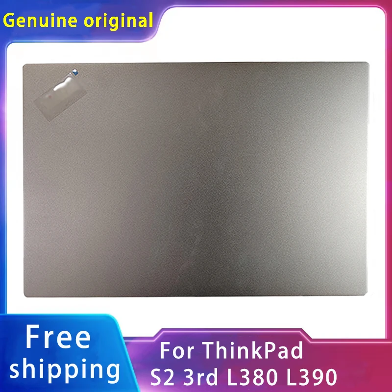 

Новый оригинальный запасной серебристый чехол для Lenovo ThinkPad S2 3rd L380 L390, задняя крышка для ноутбука 4600CT050001