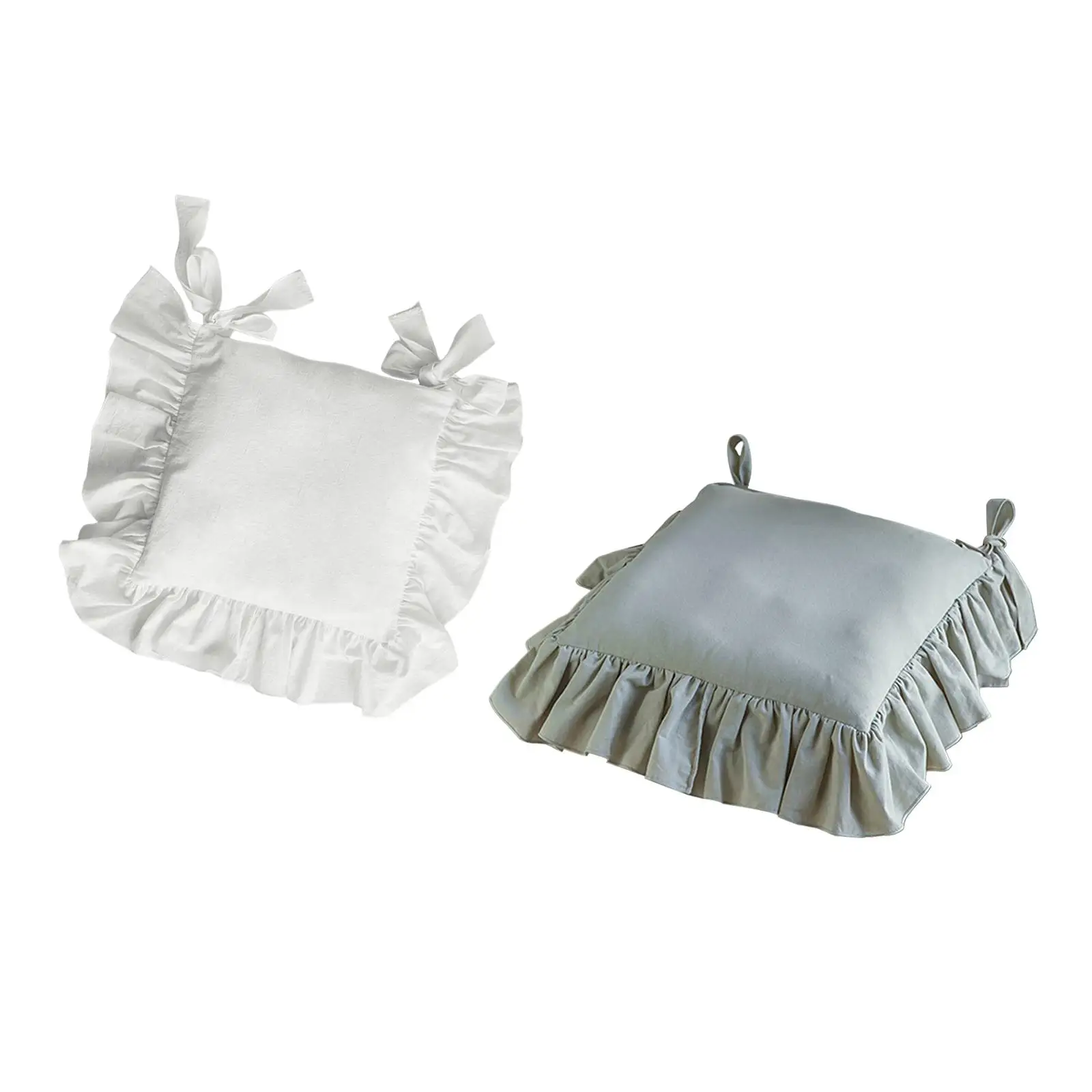 

Подушка для стула с оборками, портативный дышащий Универсальный Коврик для сиденья, кружевной коврик для стула, обеденный стул,