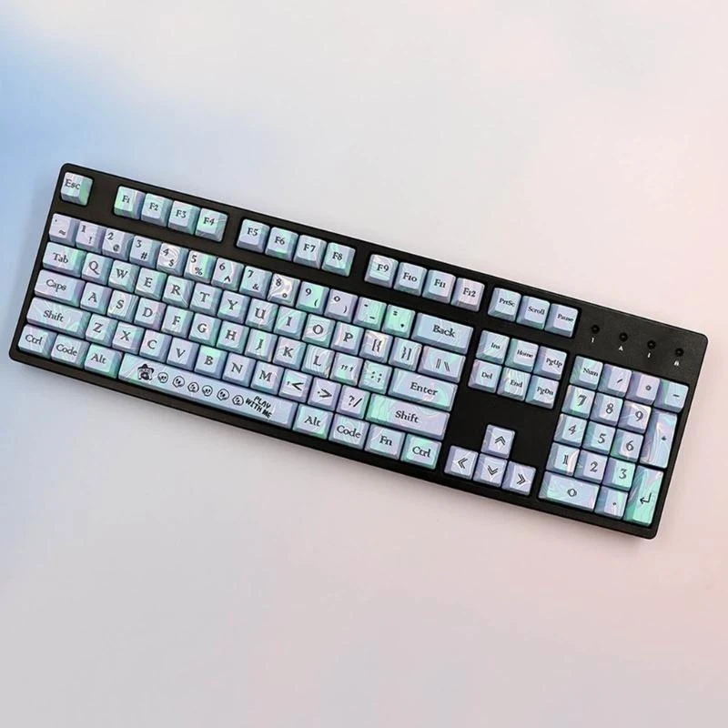 Фото OEM-профиль ANSI PBT-Dye-Subbed Клавички для переключателей MXStructure Mechaning Mechanical клавиатура Различная планировка №4