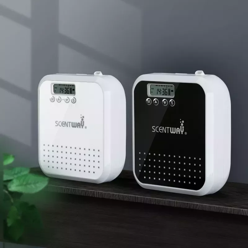 

NEW2023 Scent Diffuser Aromizer Aromatizador Smart Timer Battery Powered Essential Oil Diffuser Low Noise Screen Display Home