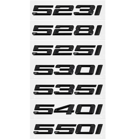 3d-наклейка на багажник автомобиля из АБС-пластика с надписью и логотипом значок эмблема наклейка для BMW 5 серии 520i 525i 528i 530i 535i 540i E39 E60 E61 F07 F10 F11