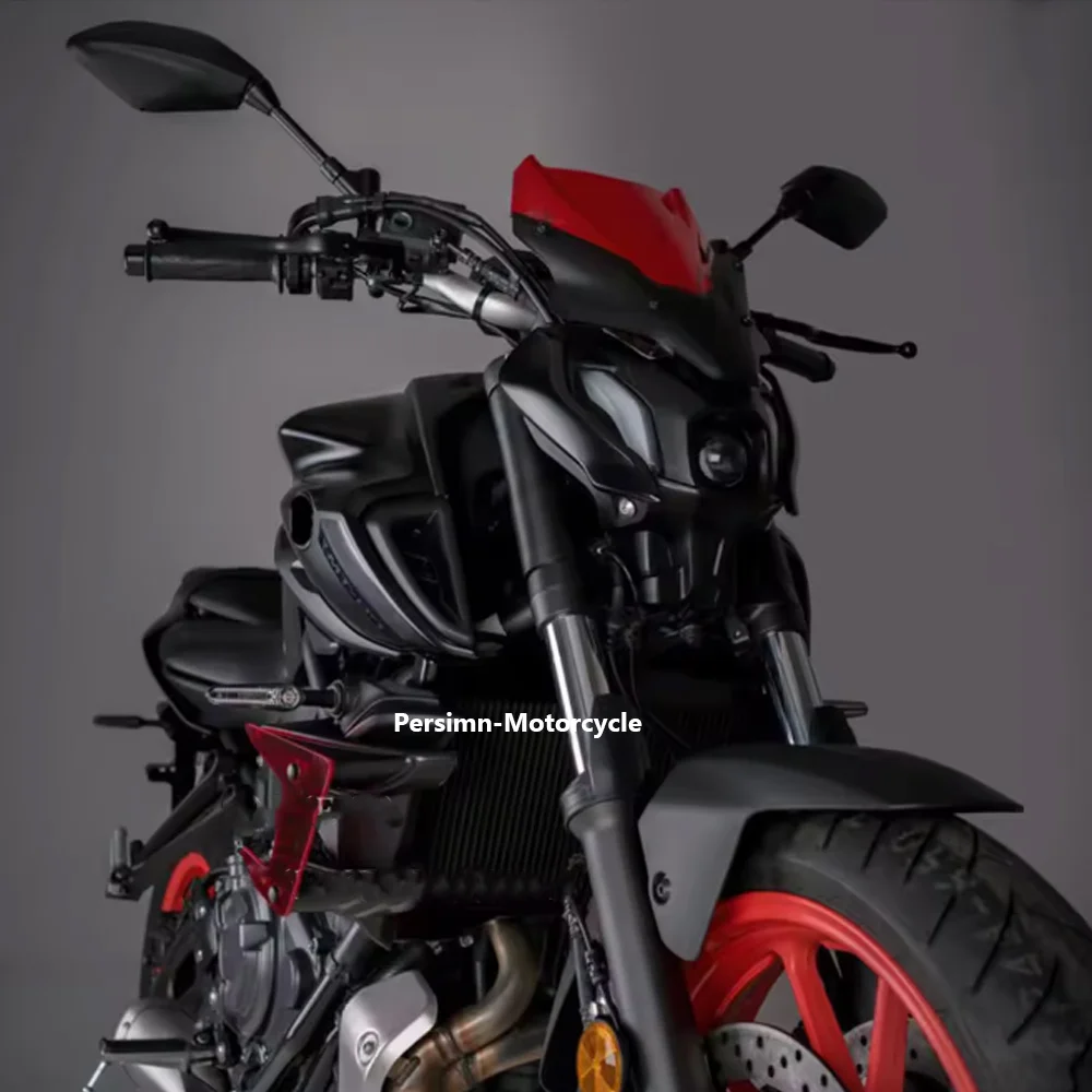 Фото Для Yamaha MT-07 MT07 2021, детали, спойлеры с фиксированным крылом, боковая прижимная сила, голые крылышки, новые обтекатели, дефлекторы крыльев для мотоцикла MT 07 №2