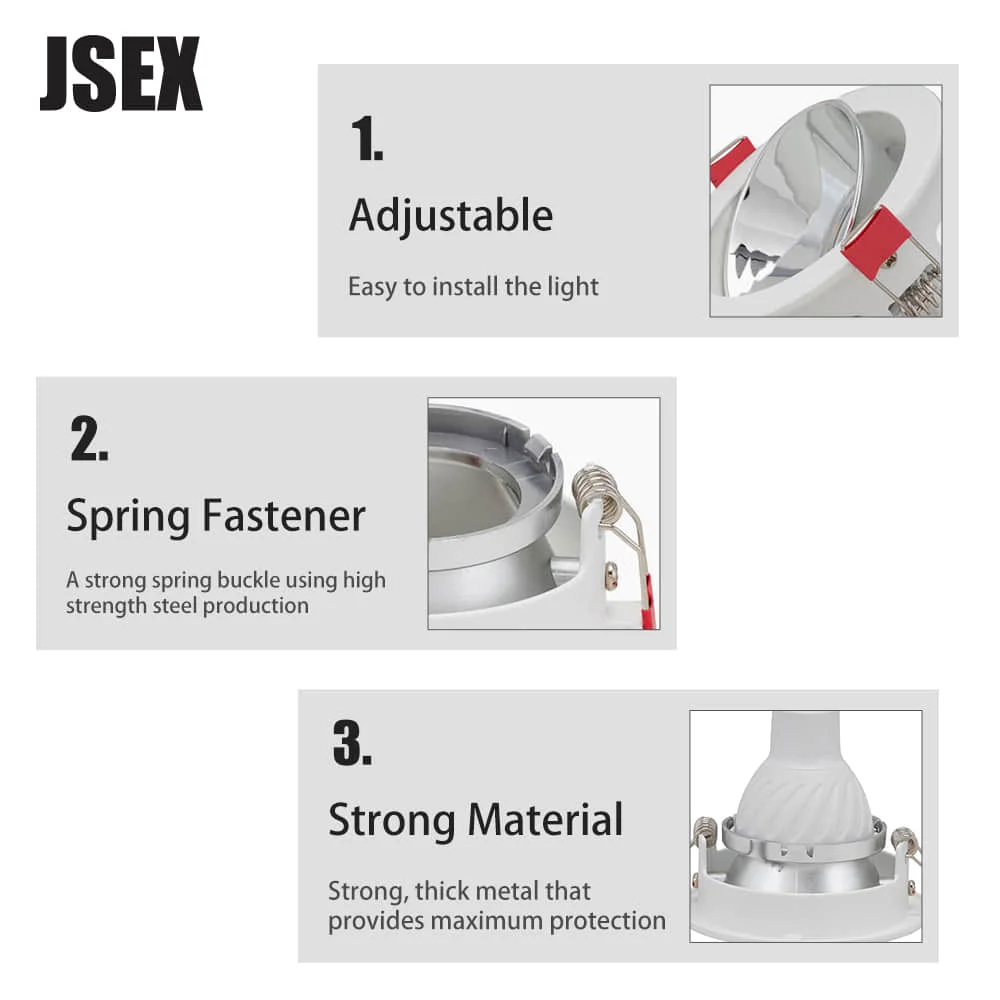 10 шт./лот 9 цветов регулируемая светодиодная осветительная рама MR16 GU10