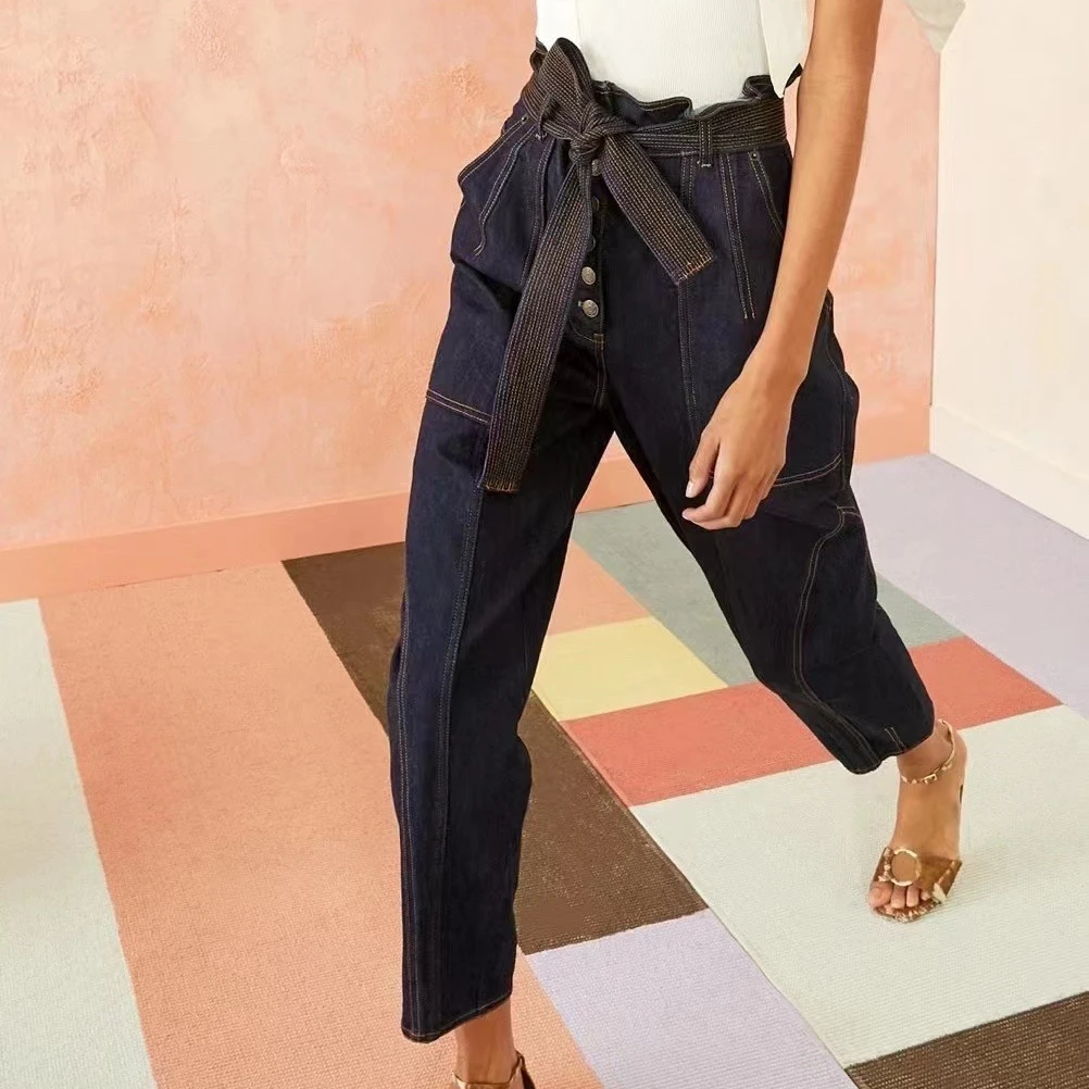 

New 2022 All Season Top Quality Denim Pants for Ladies