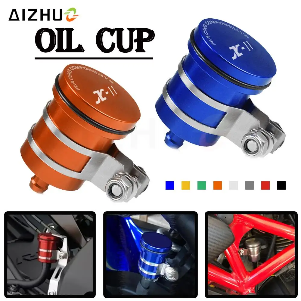 

Rear Brake Fluid Reservoir For Honda X-11 X11 1999 2000 2001 2002 2003 Motorcycle Aluminium Clutch Tank Oil Cup WITH X 11 LOGO