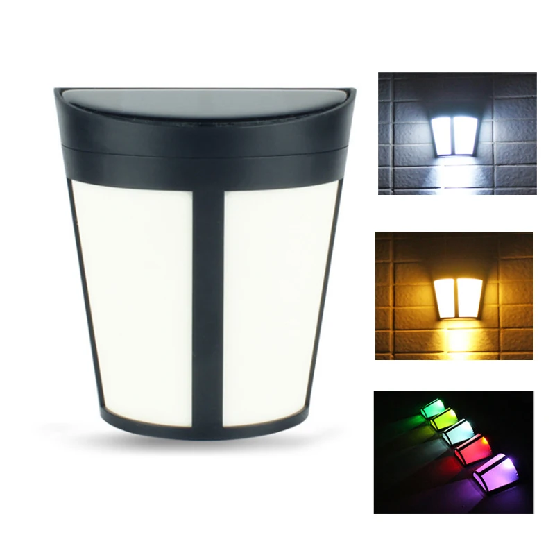 

LED Solar Lights Wall LightOutdoor Garden Path Wall Lamp Energy Saving Auto-induction Sunlight Street Night Lights Lamp Decors