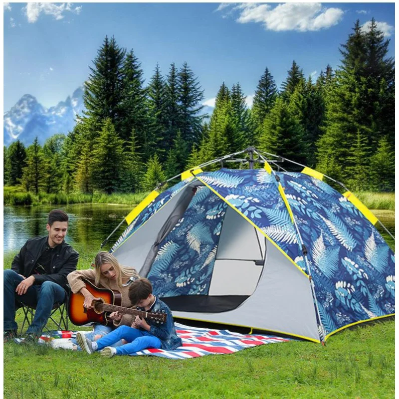 

Туристическая палатка Explorer, автоматическая утолщенная, непромокаемая и солнцезащитная, двойной, для скалолазания, кемпинга, рыбалки