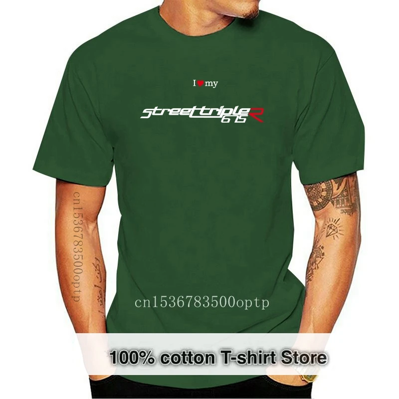 

Футболка на заказ уличная Тройная 675R S M L Xl Xxl Мужская мотоциклетная