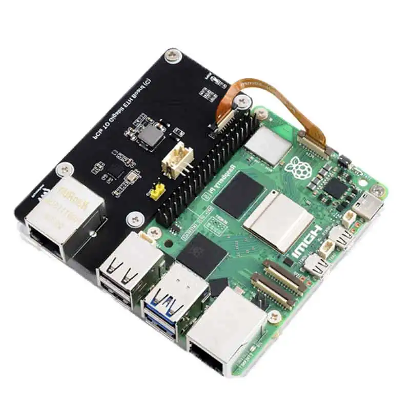 Плата адаптера Pi5 RTL8111H Raspberry Pi 5 PCIe к Gigabit RJ45 ETH (C) без драйвера для