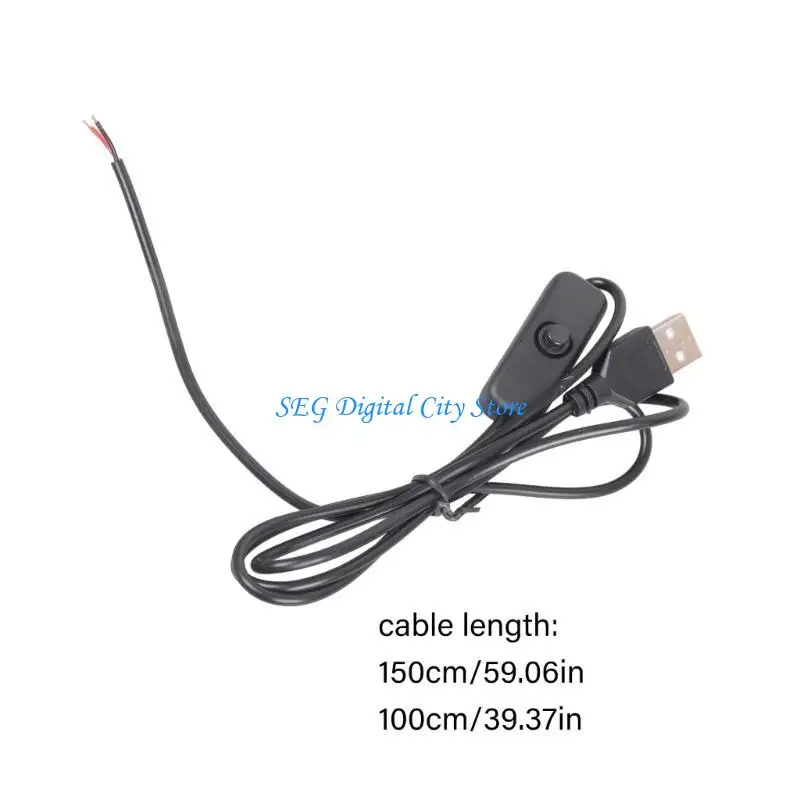 U75B 5V1A USB-папа с открытым проводом Шнур питания для использования в ремонте лампы охлаждающего вентилятора (art.: 3920daefffb59) - 3920daefffb59