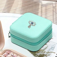 women luxury leather jewelry organizer display travel jewelry case boxes girls storage jewelry box holder gifts 2022 fashion