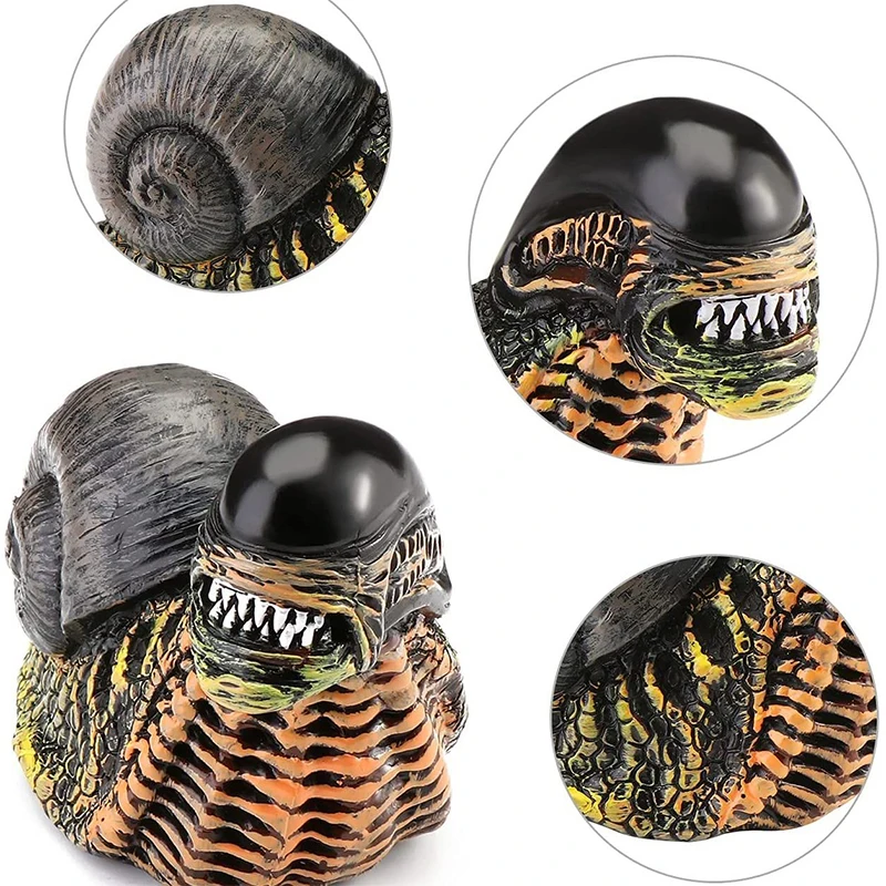 

Evil Mutation Snail Cold Decoration Ornaments Resin Evil Venom Snail Cabinet Decoration Novelty Gift