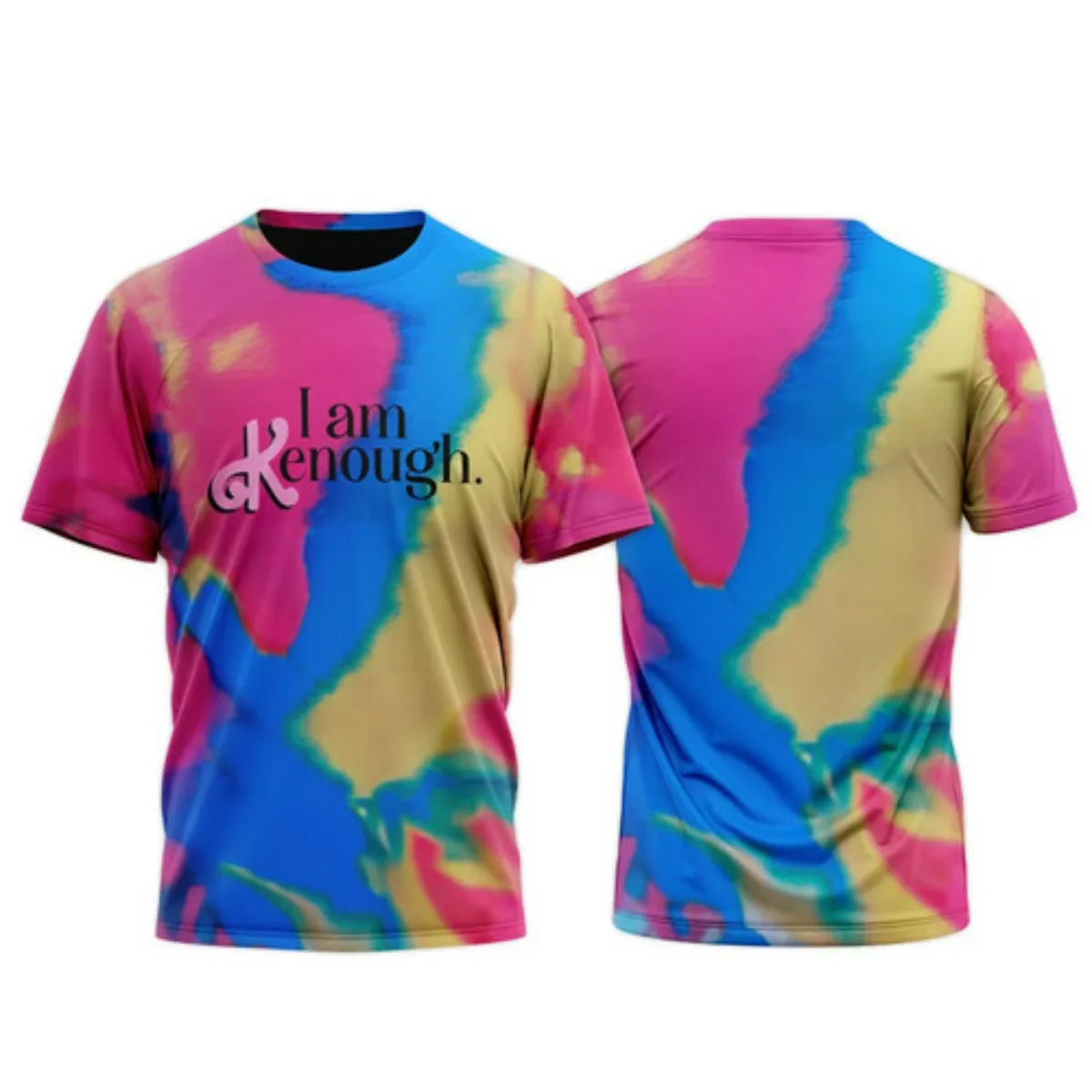 

I Am Kenough Merch 3D printing T-Shirt Short Sleeved Unisex Casual Fashion Tee