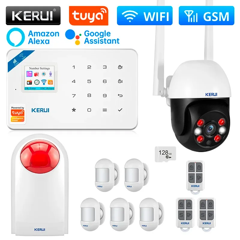 KERUI W181 Wi-Fi GSM центральный блок тревоги для домашней охранной системы Smart Life APP