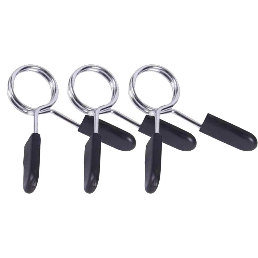 

Bar Barbell Collar Clamps Collars Spring Clip Clamp Dumbbell Locking Lock Standard Inch Weightlifting Clips Plate Locks