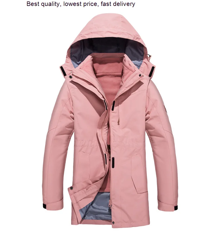 

3 в 1, Мужская и Женская водонепроницаемая куртка с подкладкой