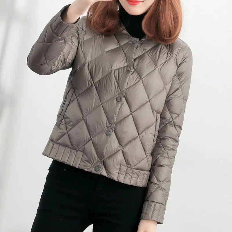 Women's Winter Super Hot Coat Parka Cropped Top Light Thin Padded Jacket Autumn Jacket Cheap Wholesale Korean Fashion