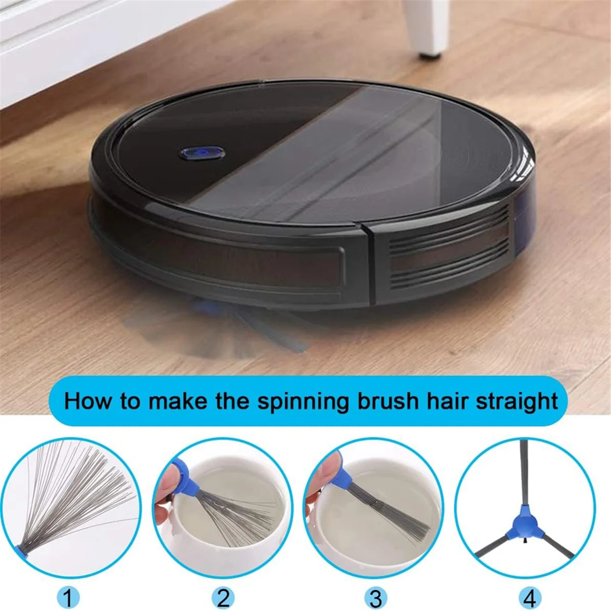 Боковая щетка для гибридного пылесоса Eufy RoboVac 11S MAX 30 30C 15C 25C 35C G10 G30 Edge Hybrid G40