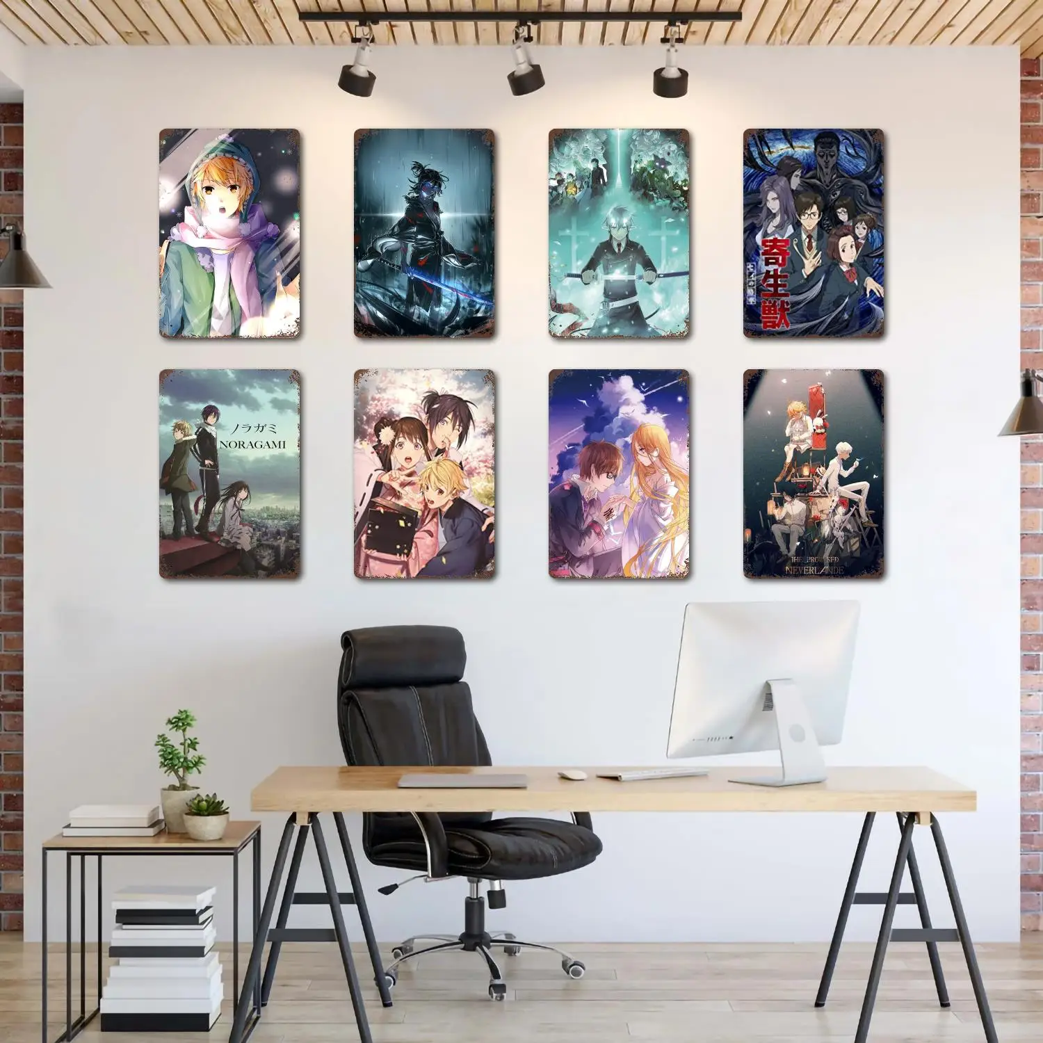 

Постер для ТВ-шоу noragami, металлические знаки, металлические знаки, капитан, декор для бара, паба, клуба, украшение для стен