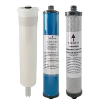 replacement water filter set with membrane for microline 335 reverse osmosis system