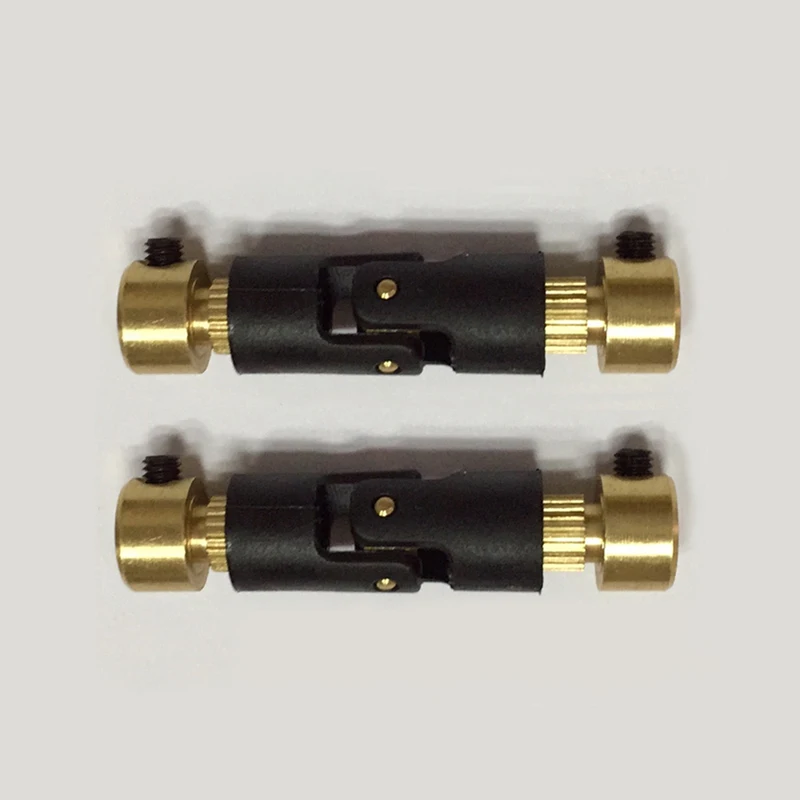 

2PCS RC Brushless Electric Boat Drive Shaft Coupling Connector 2.2x2mm/2.3x2mm/2.3x3mm Coupler Universal Joint Length 32mm