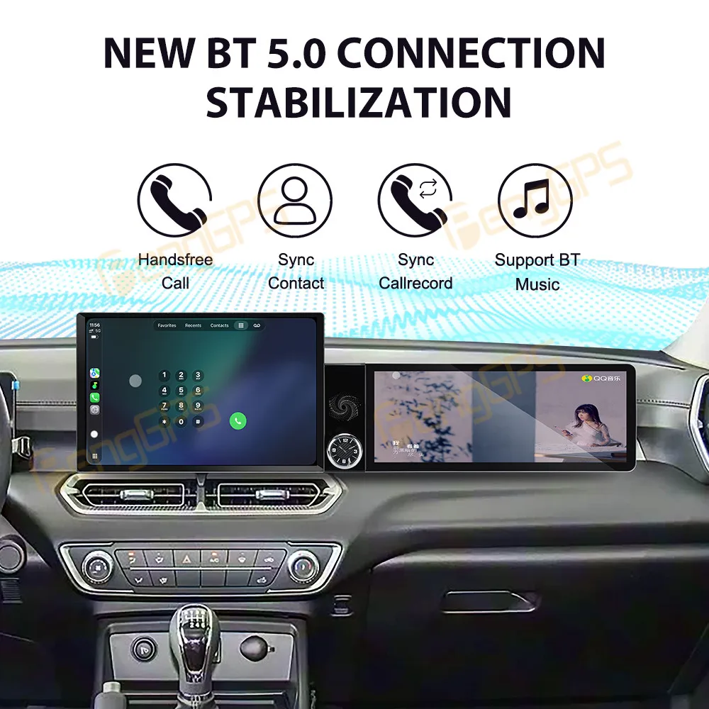 Фото Автомобильная мультимедийная система с GPS-навигацией и Android Auto для Great Wall King Kong Cannon 2022-2025: автомагнитола, головное устройство, стереоприемник №3