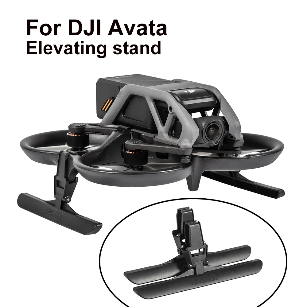 

For DJI Avata Quick Release Foot Rest Foldable Elevated Landing Gear Anti Fall Buffer Training Gear For DJI Drone Accessories