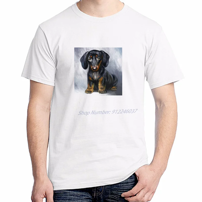

Japanese Yakuza Dachshund graphic t shirts for Men Short Sleeved Tees Tops Harajuku Streetwear Men clothing