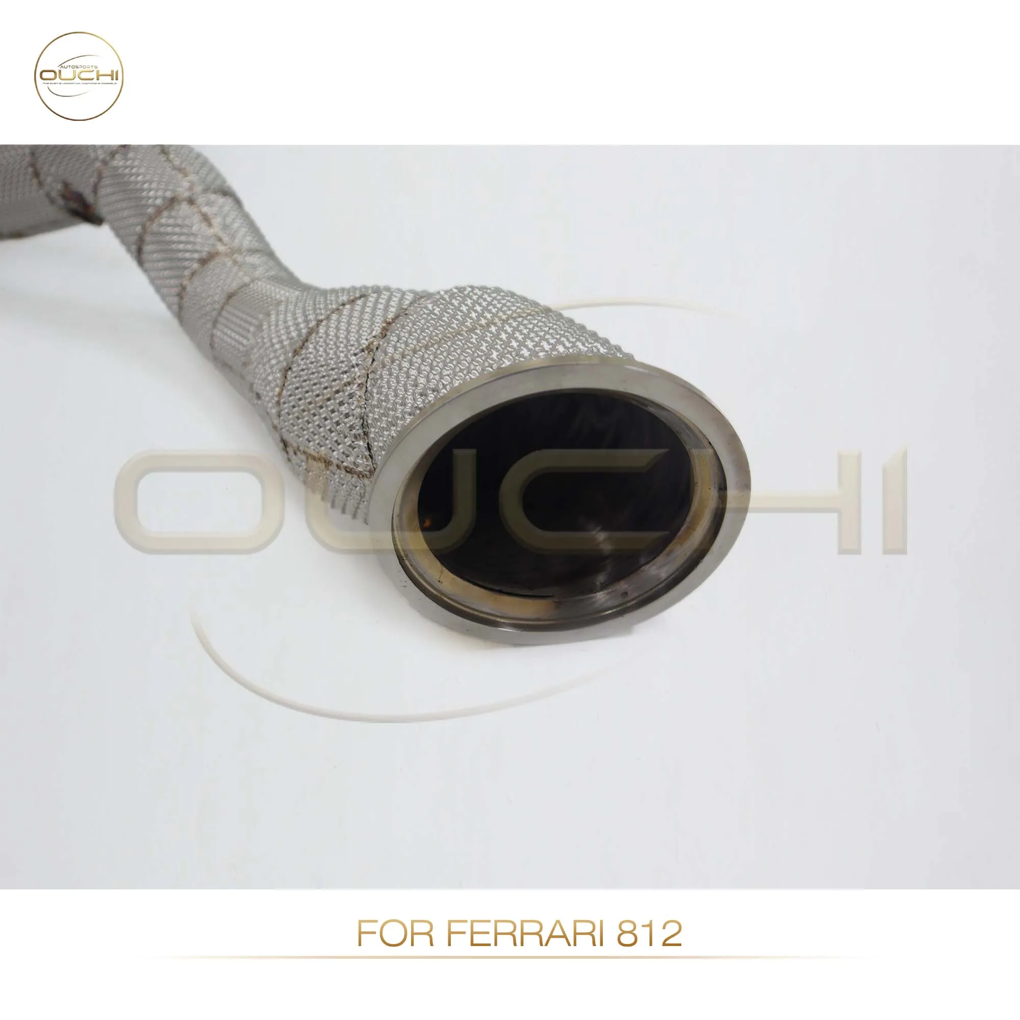 Выхлопная система OUCHI выхлопная труба из нержавеющей стали для Ferrari 812 с тепловым