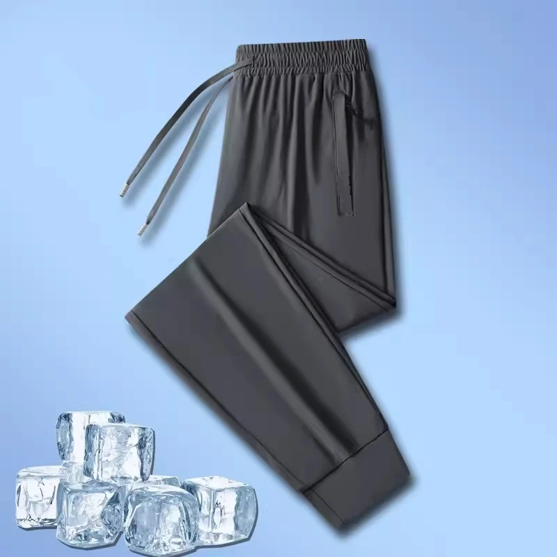 2025 мужские брюки для бега быстросохнущие тонкие повседневные спортивные с