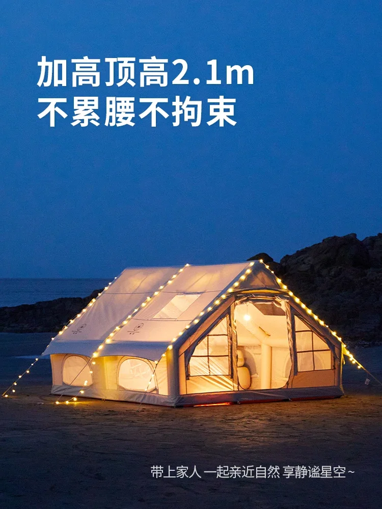 Утолщенная надувная палатка из Хлопка Оксфорд для использования на открытом