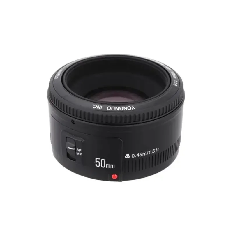 Новинка! Объектив YONGNUO YN50mm F1.8 AF с автофокусом, стандартный фикс-объектив, аналогичный EF 50mm F1.8 II для DSLR-камер. В наличии. 2026. (art.: 3920dbd557bc0) - 3920dbd557bc0