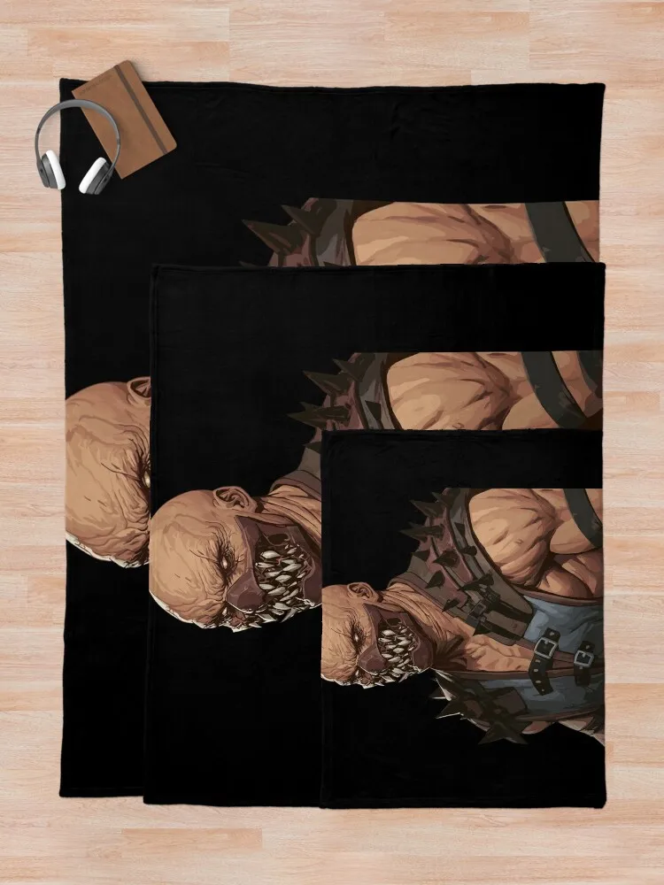 Одеяло Mortal Kombat Baraka роскошное лохматое мягкое плюшевое одеяло в клетку для волос