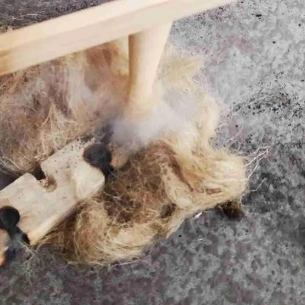 

Natural Jute Silk Outdoor Fire Kindling Drilling Wood Cage Barbecue Silk Sucker Bird Handmade Tinder Tool Outdoor Oil O7q3