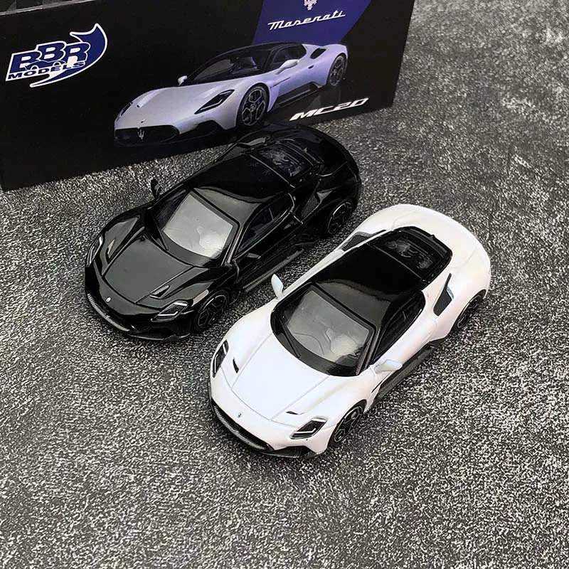 

BBR 1:64 для Maserati MC20 Bianco Audace, имитация ограниченного выпуска, металлическая статическая модель автомобиля из смолы, игрушка в подарок