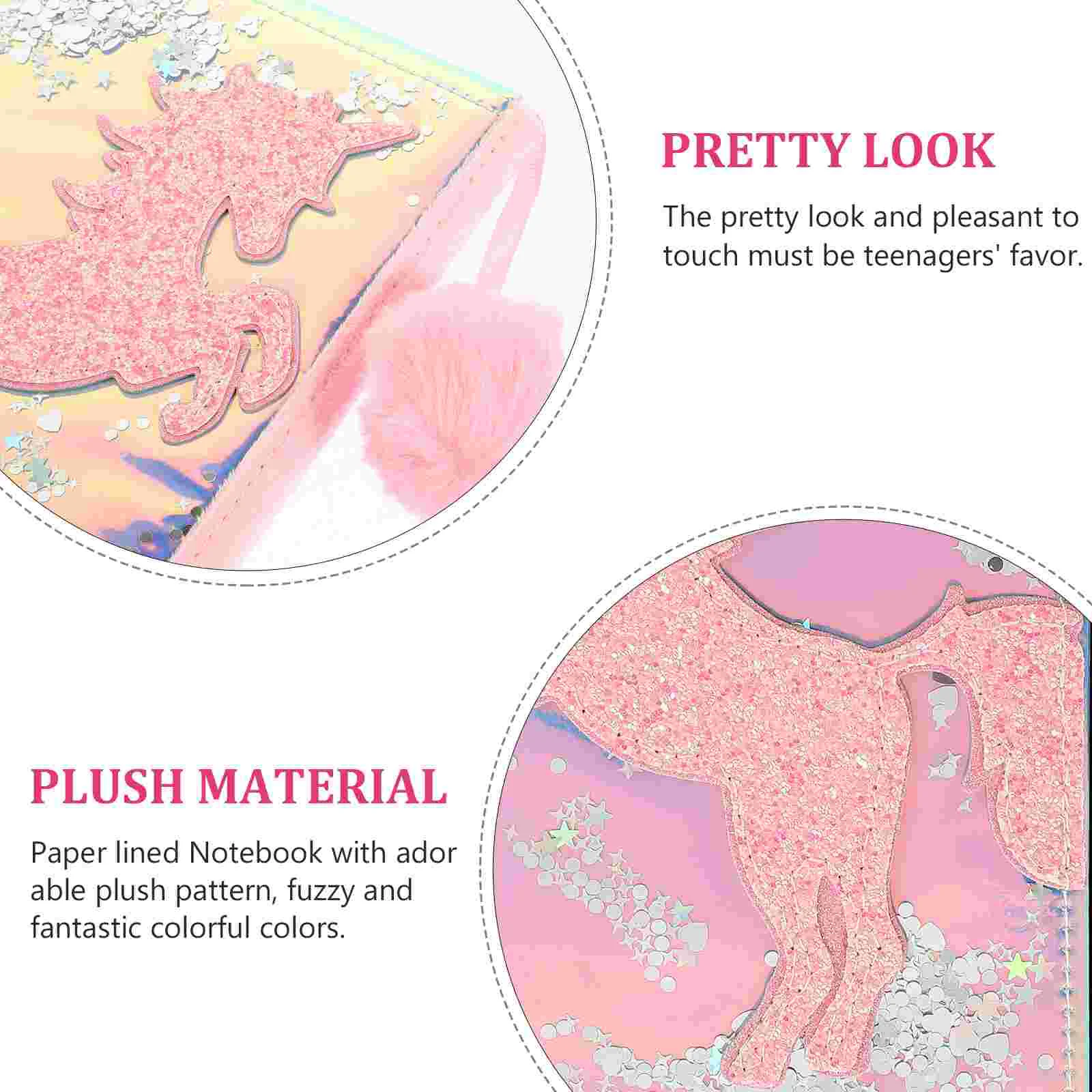 Блокнот с единорогом путешествия письмо мультяшная плюшевая обложка журнал для