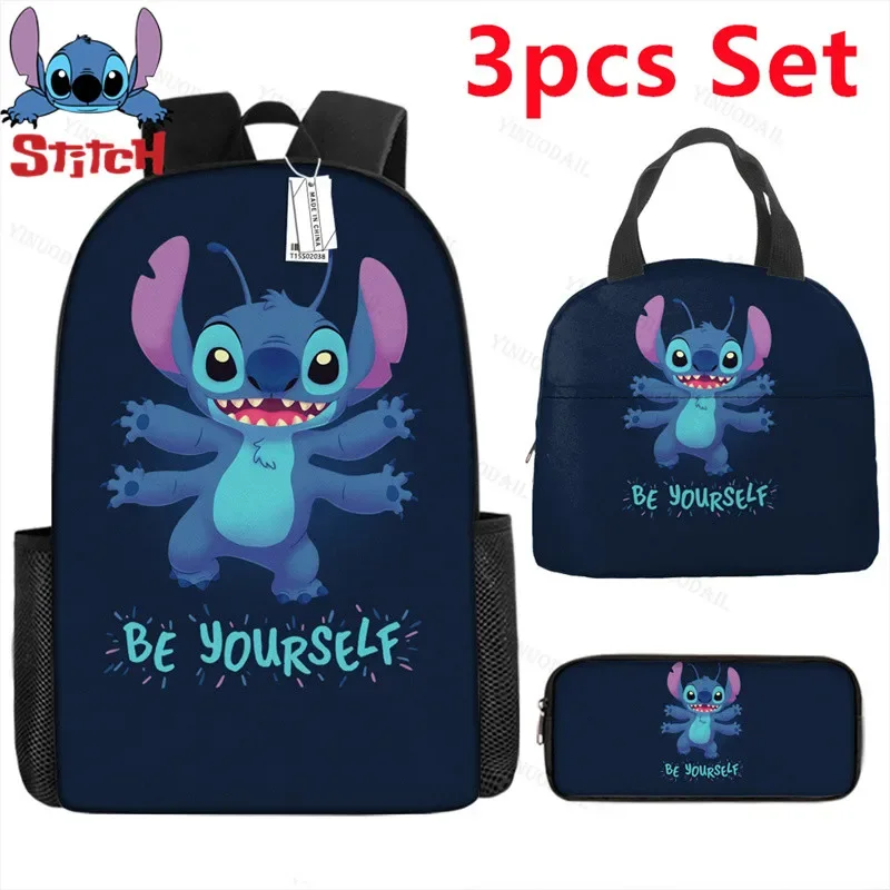 Рюкзак агент пликли Лило и Ститч школьный ранец для студентов школьные сумки